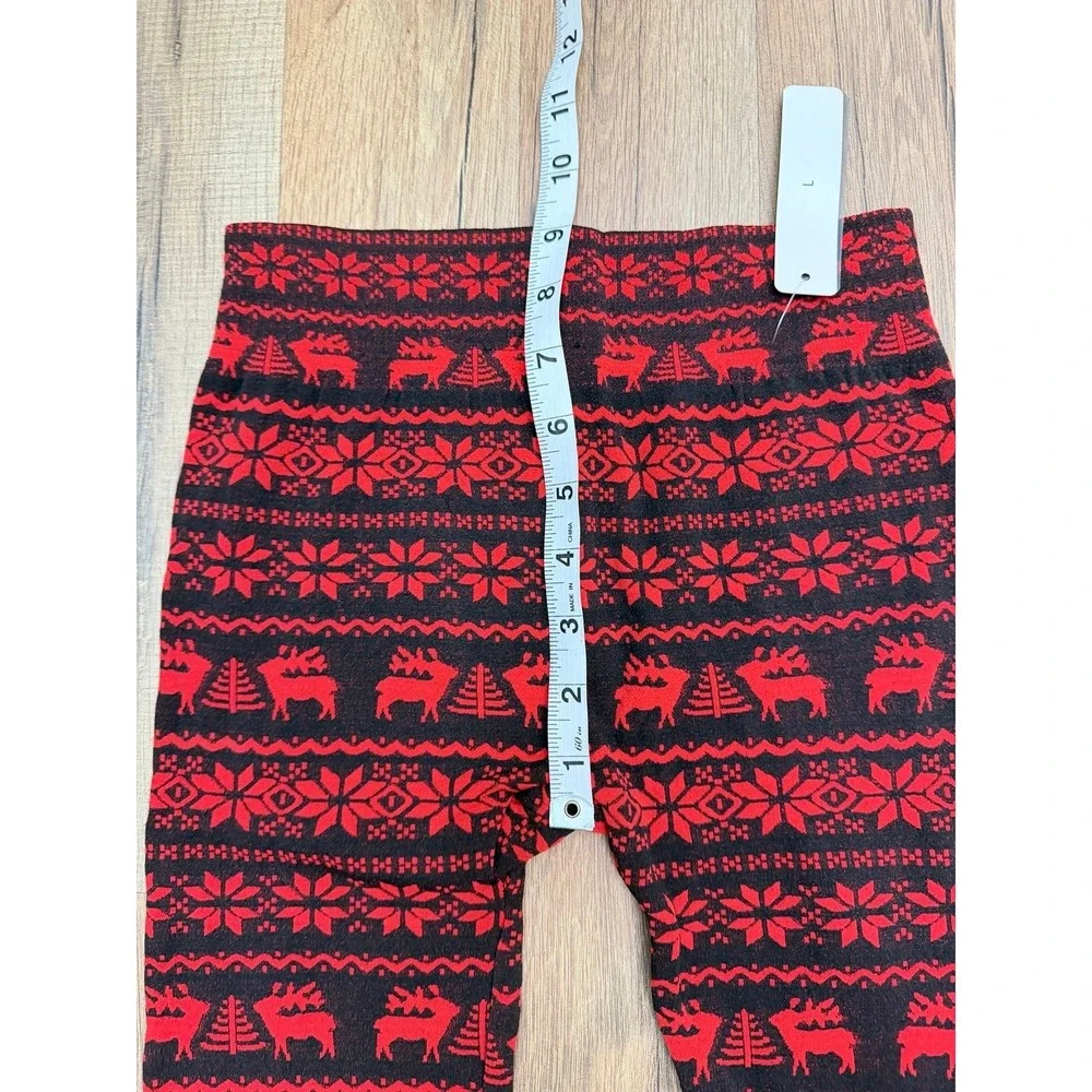 Girls 5-Pack Christmas Thermal Leggings Bundle S/M/L Fleece-Lined‎